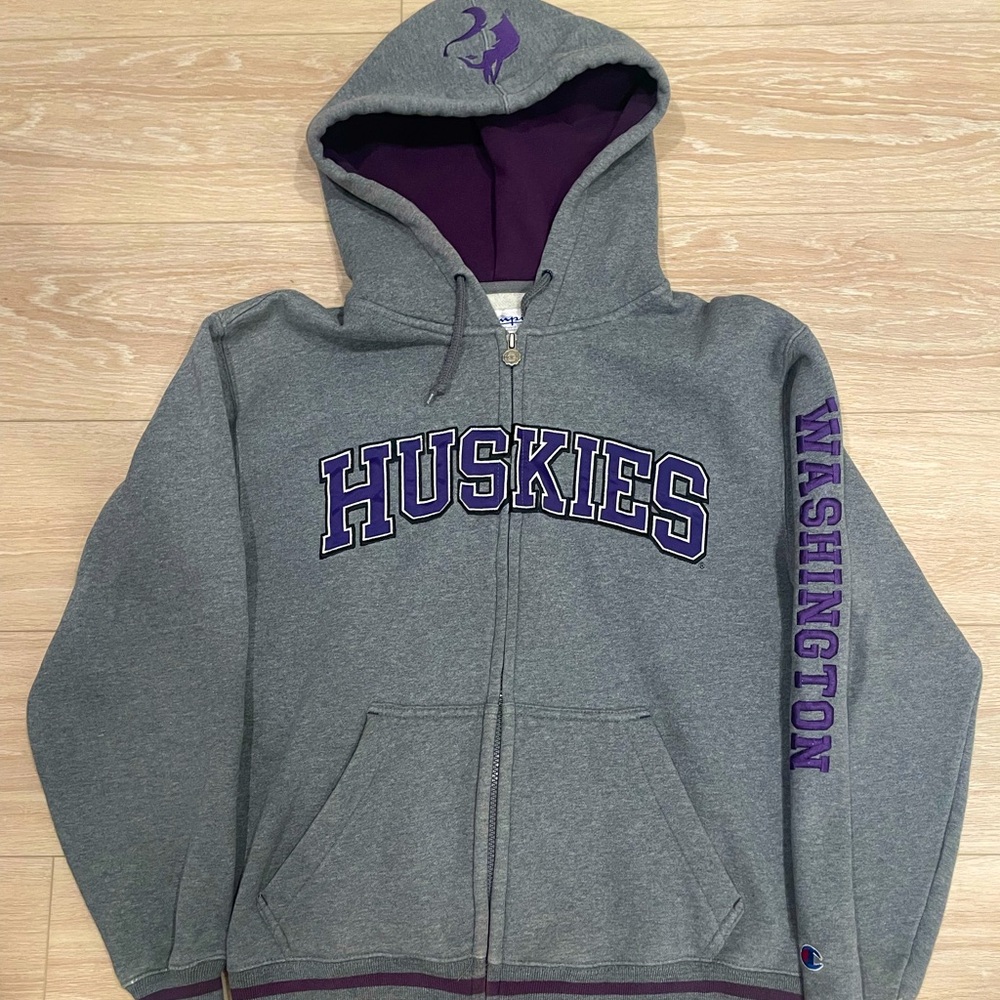 CHAMPION University of Washington Hoodie Full Zip